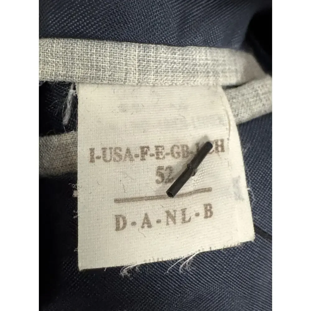 Brunello Cucinelli Gingham Plaid Wool Linen Silk Gray Blazer Sport Jacket 52/42